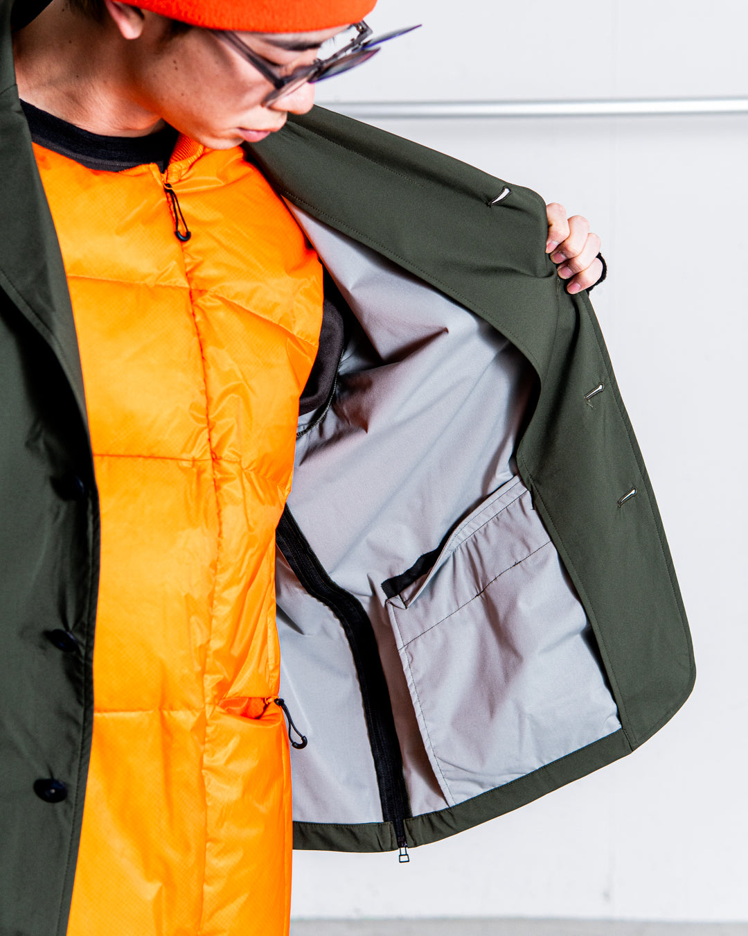 【12.7 20:00 release start】UNTRACE 3 Layer Lapeled Work Jacket