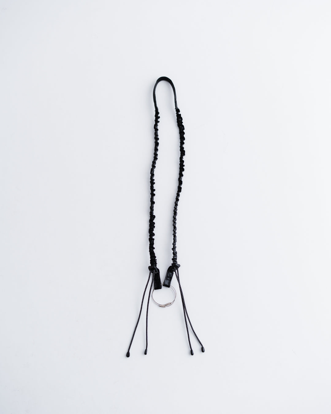通販] meanswhile(ミーンズワイル) Bungee Leather Neck Strap 商品
