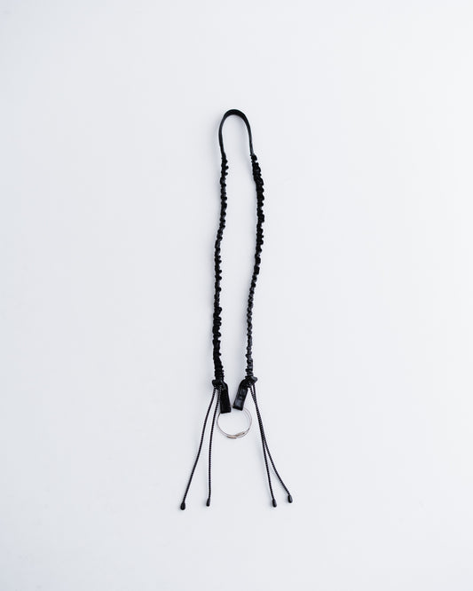 meanswhile Bungee Leather Neck Strap