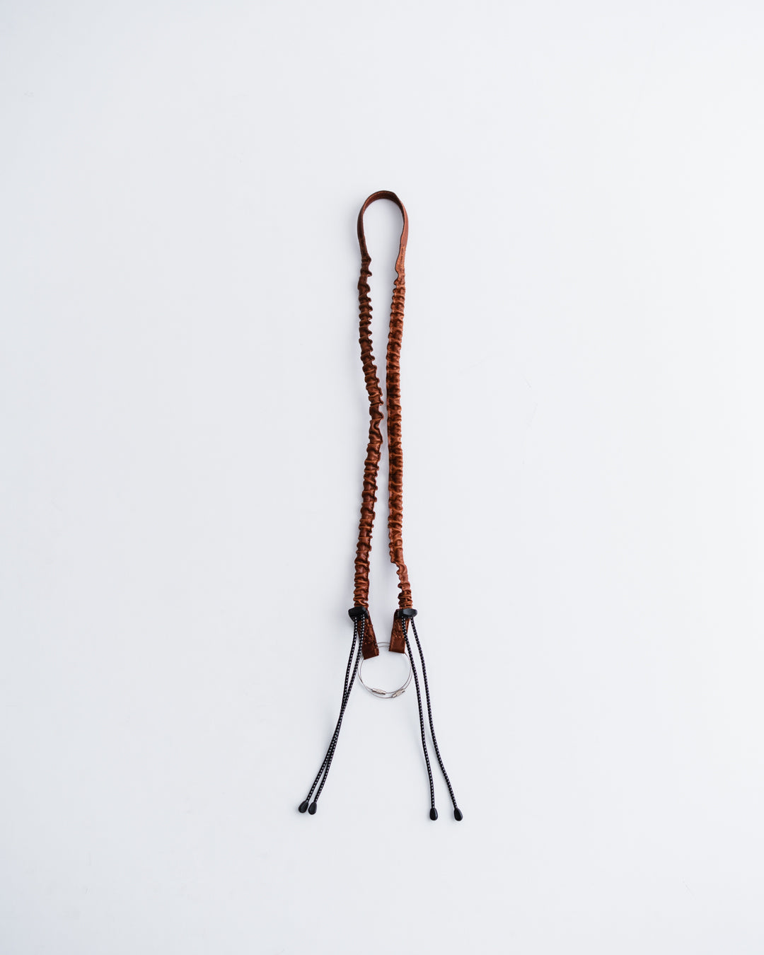 meanswhile Bungee Leather Neck Strap