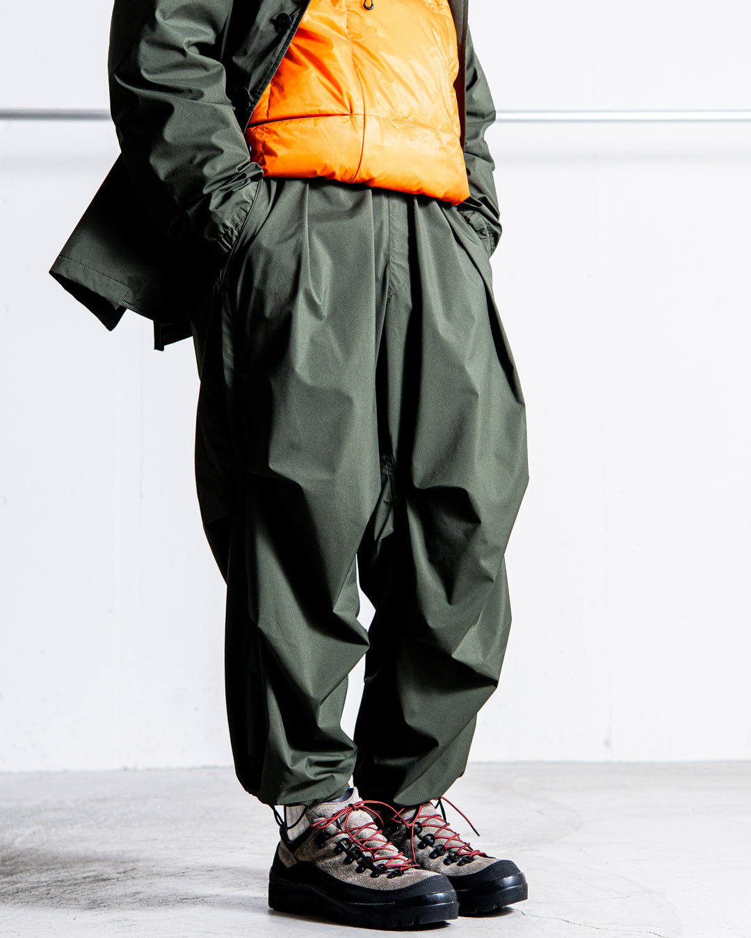 【12.7 20:00 release start】UNTRACE 3 Layer Ventilation Tuck Pants