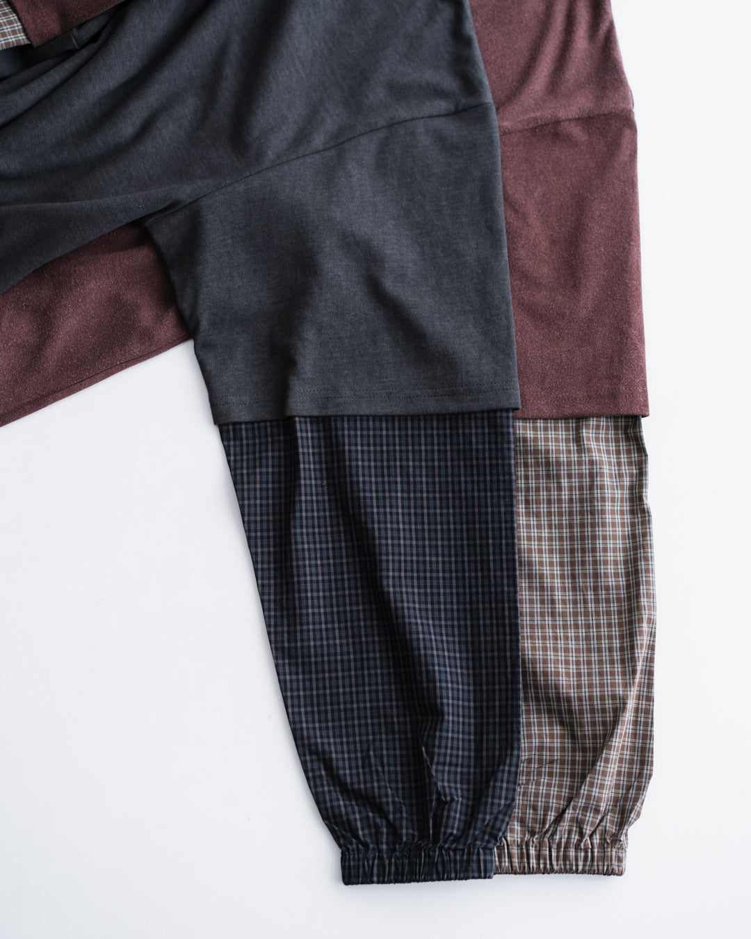 refomed  FRESH MAN LAYERED TEE “CHECK”