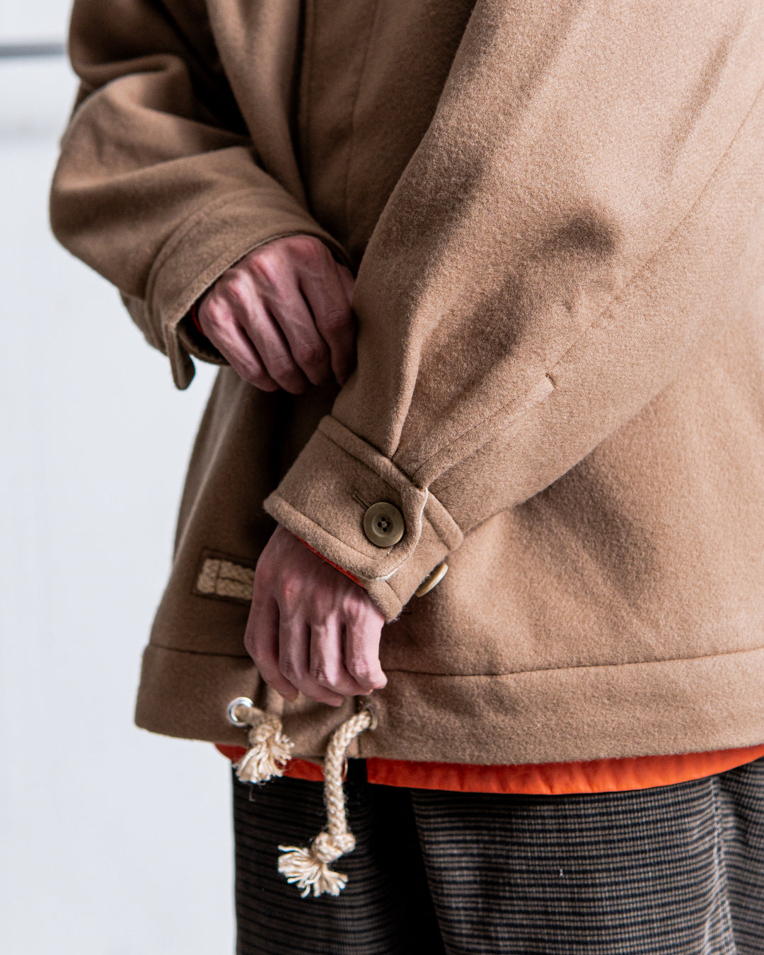 is-ness DUFFLE SMOCKS COAT