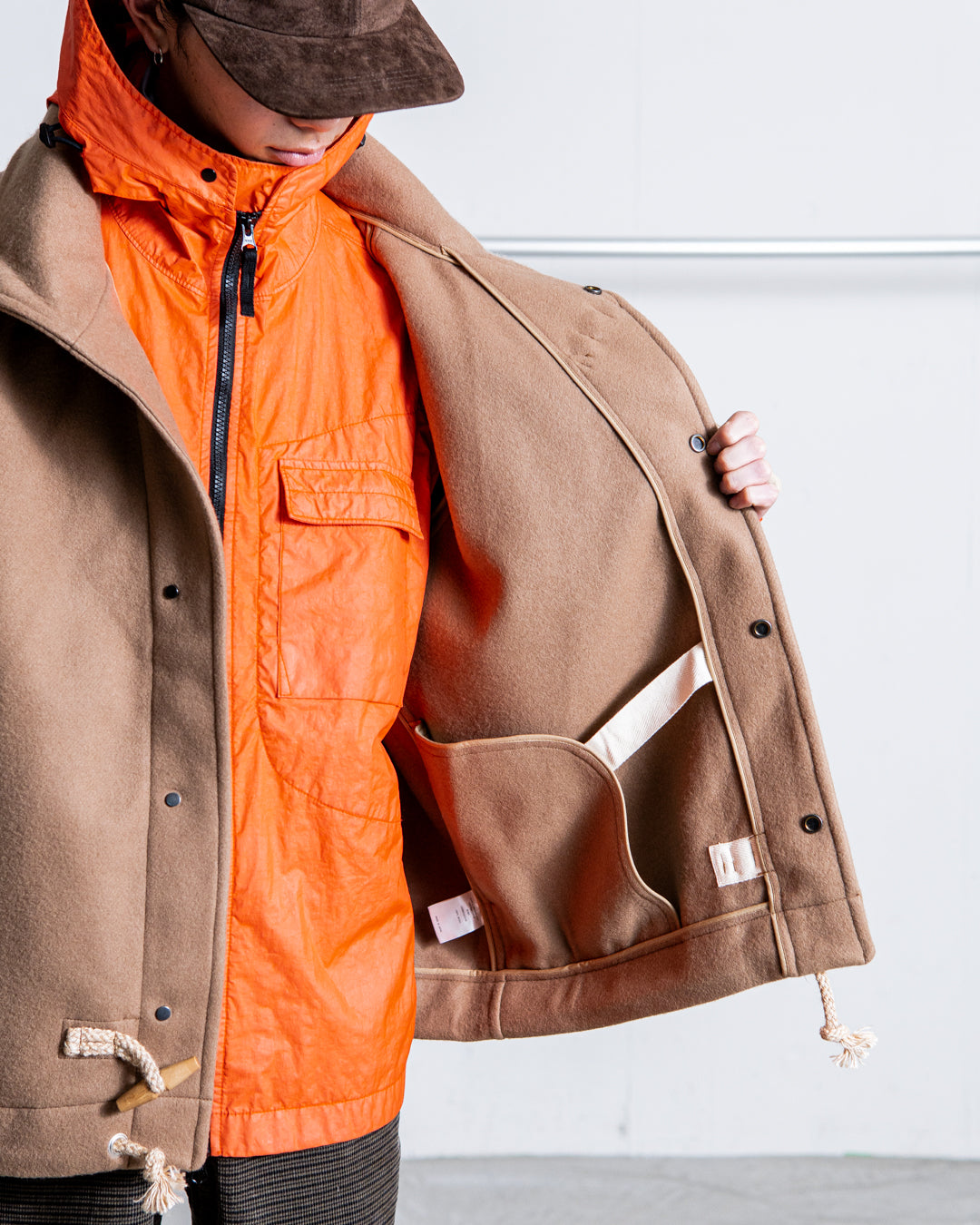 is-ness DUFFLE SMOCKS COAT