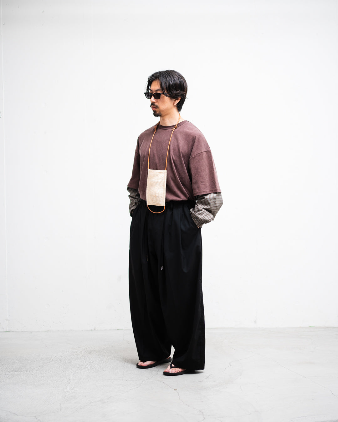 refomed  FRESH MAN LAYERED TEE “CHECK”