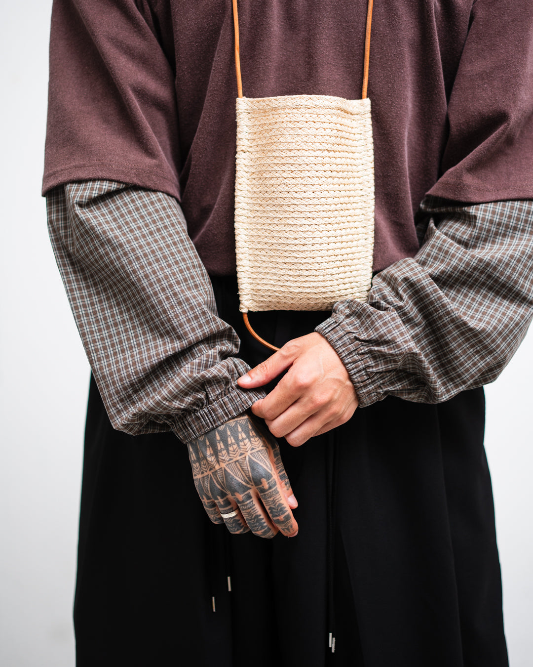 refomed  FRESH MAN LAYERED TEE “CHECK”