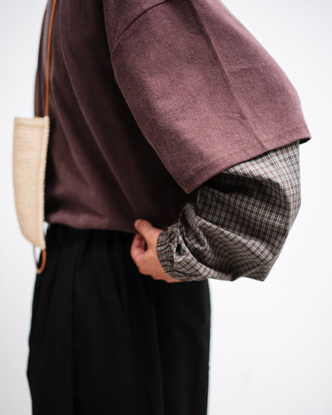 refomed  FRESH MAN LAYERED TEE “CHECK”