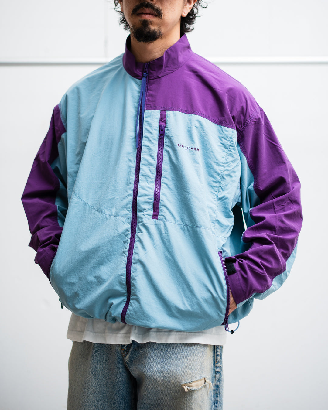 ANACHRONORM EXCHANGE PATTERN NYLON JACKET