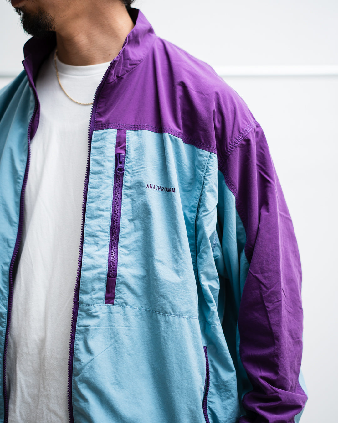 ANACHRONORM EXCHANGE PATTERN NYLON JACKET