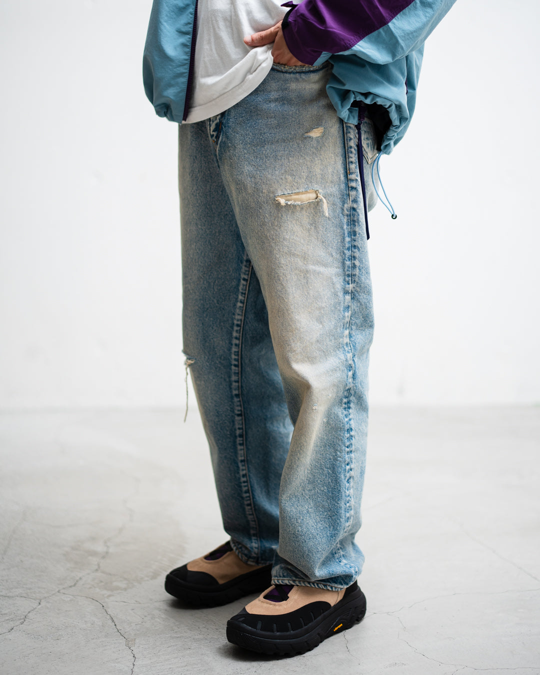 [RESTOCK] ANACHRONORM 80's WIDE REMAKED 5P PANTS 003N-24R