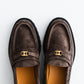 Tomo & Co. PULL TAB BIT LOFER suede - BROWN