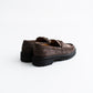 Tomo & Co. PULL TAB BIT LOFER suede - BROWN
