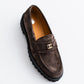 Tomo & Co. PULL TAB BIT LOFER suede - BROWN