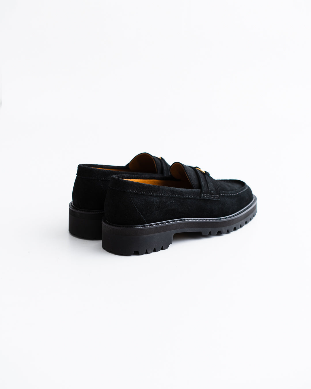 [LAST 1] Tomo & Co. PULL TAB BIT LOFER suede - BLACK