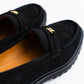 [LAST 1] Tomo & Co. PULL TAB BIT LOFER suede - BLACK