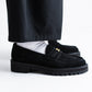 [LAST 1] Tomo & Co. PULL TAB BIT LOFER suede - BLACK