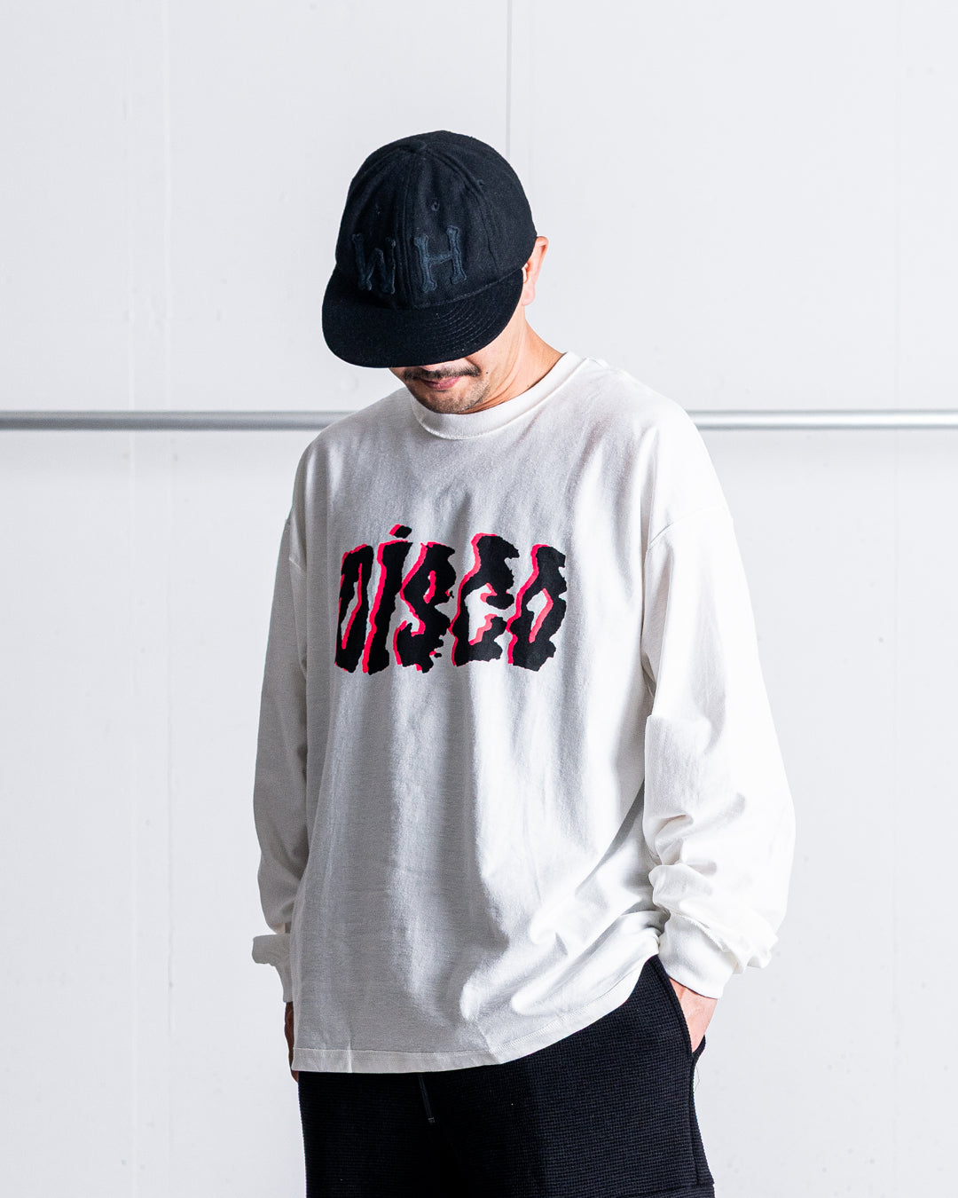 ISNESS MUSIC DISCO PUNK LONG SLEEVE T-SHIRT