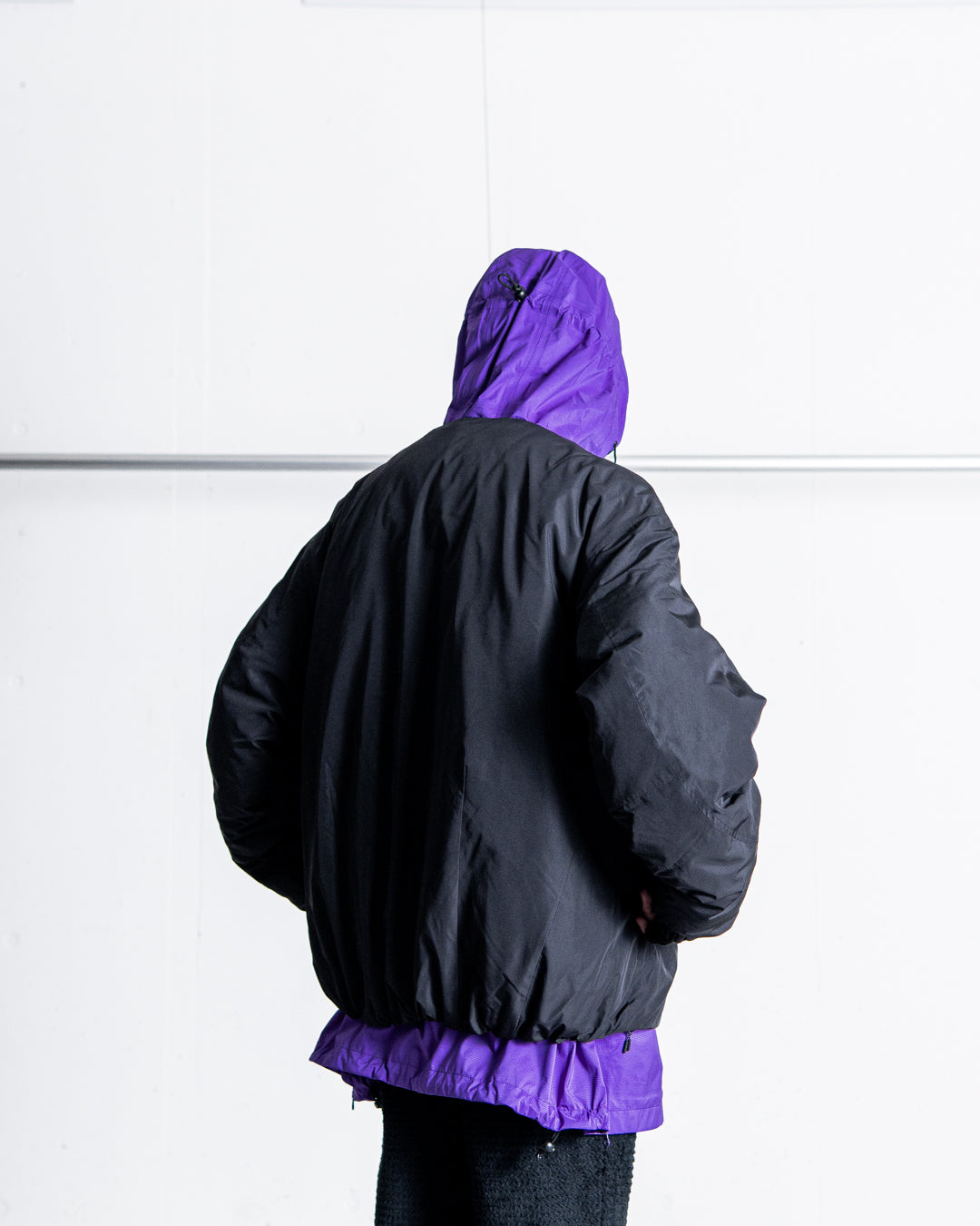 YDOT COLLARLESS BOMBER DOWN JACKET