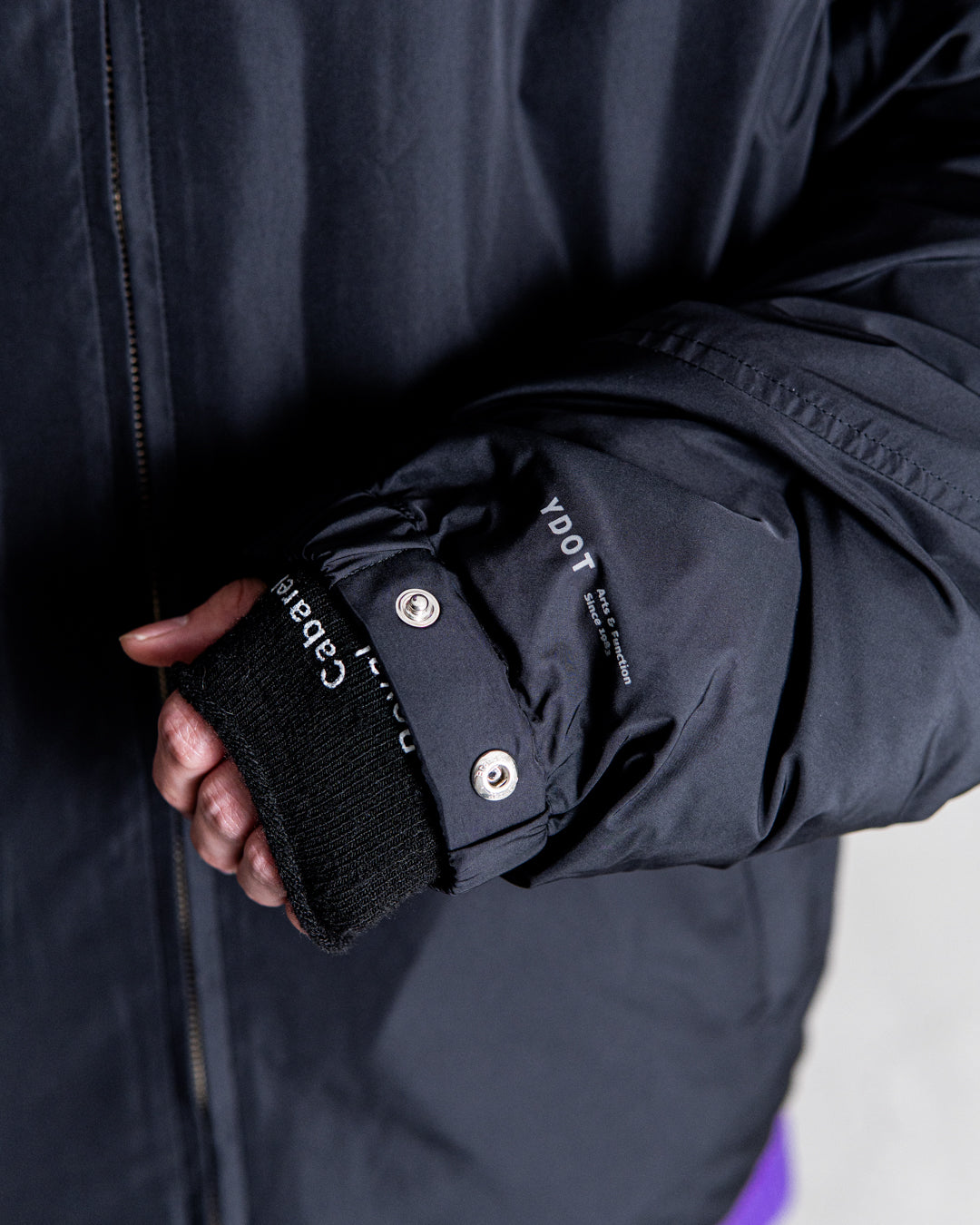 YDOT COLLARLESS BOMBER DOWN JACKET