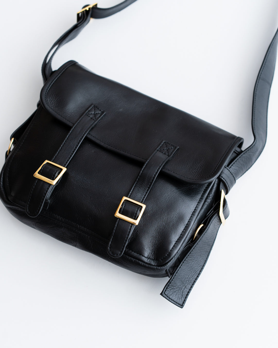 CCU FLAP SHOULDER BAG S - COW SKIN ANILINE