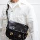 CCU FLAP SHOULDER BAG S - COW SKIN GLASS
