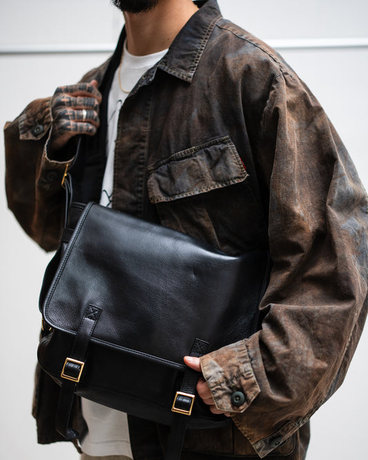 CCU FLAP SHOULDER BAG M - COW SKIN ANILINE