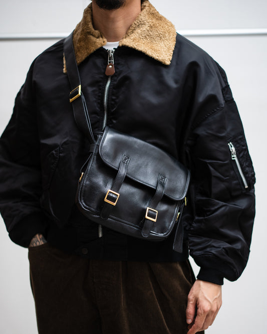 CCU FLAP SHOULDER BAG S - COW SKIN ANILINE