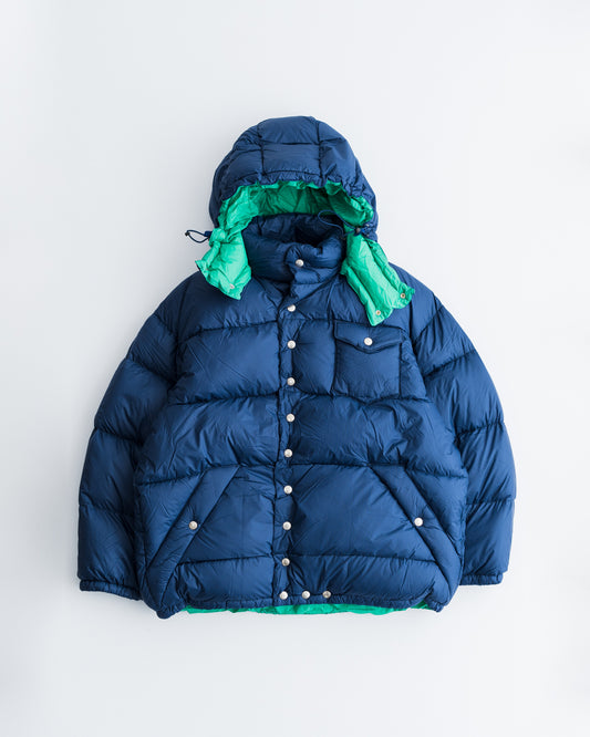 is-ness × NANGA HOODED DOWN PUFFER JACKET