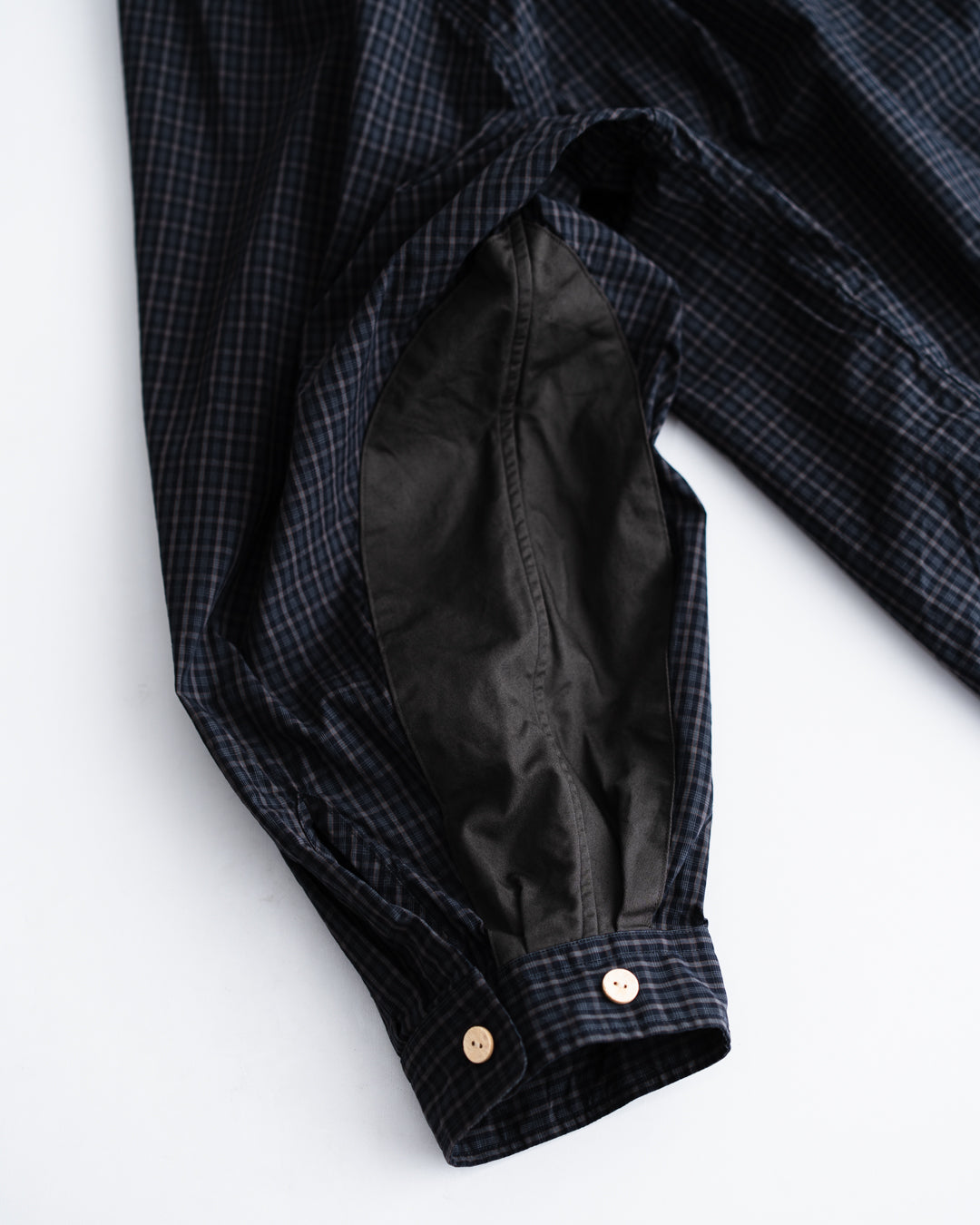 refomed  WRIST PATCH WIDE SHIRT "CHECK"