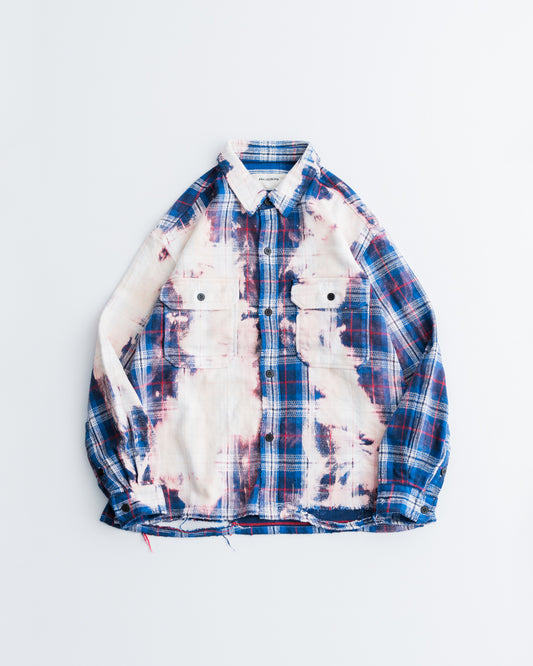 ANACHRONORM FLANNEL BLEACH CPO SHIRTS