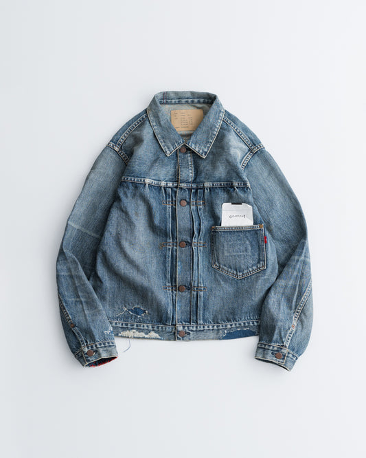 ANACHRONORM FRONT TUCK DENIM JACKET (REMAKE)