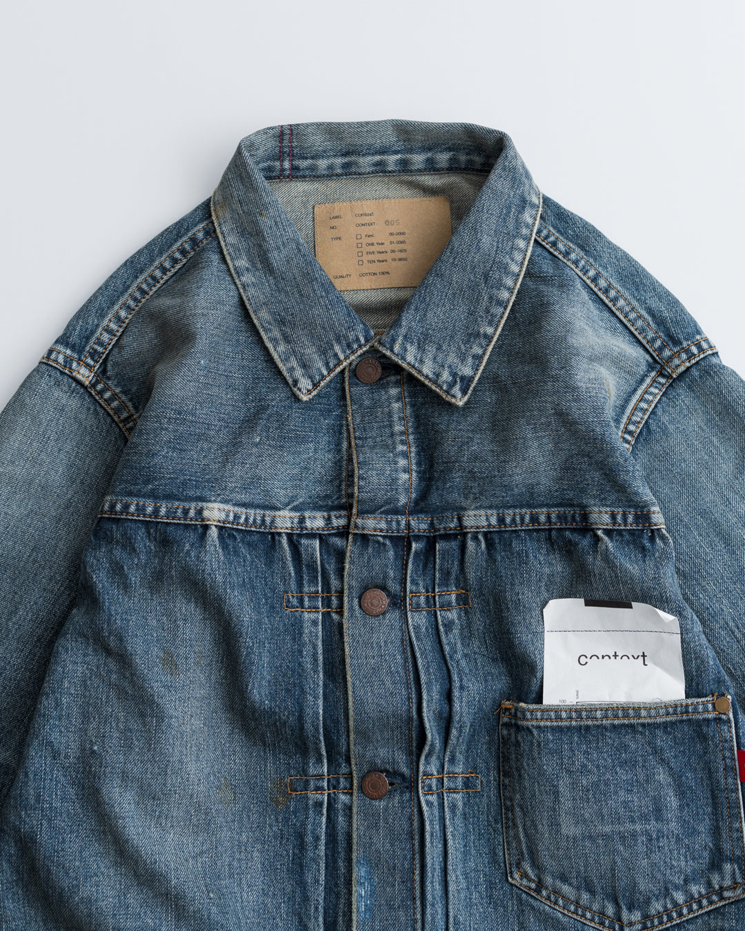 通販] ANACHRONORM(アナクロノーム) FRONT TUCK DENIM JACKET