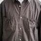 refomed  WRIST PATCH WIDE SHIRT "CHECK"