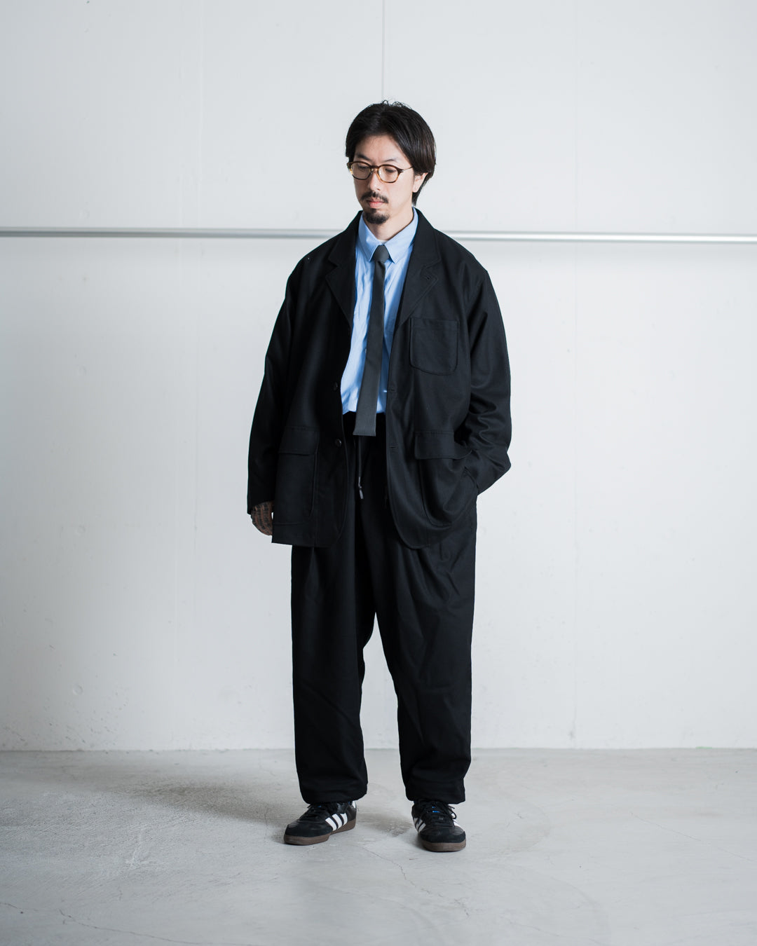 LAST 1] UNTRACE WOOL SAXONY POSTMAN JACKET – fazeone