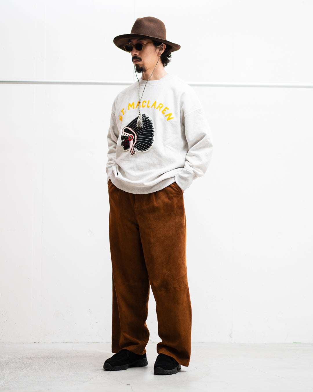 [10.11 sat 11:00 Release] BOWWOW ST. MACLAREN UNIV. SWEATSHIRT AGED