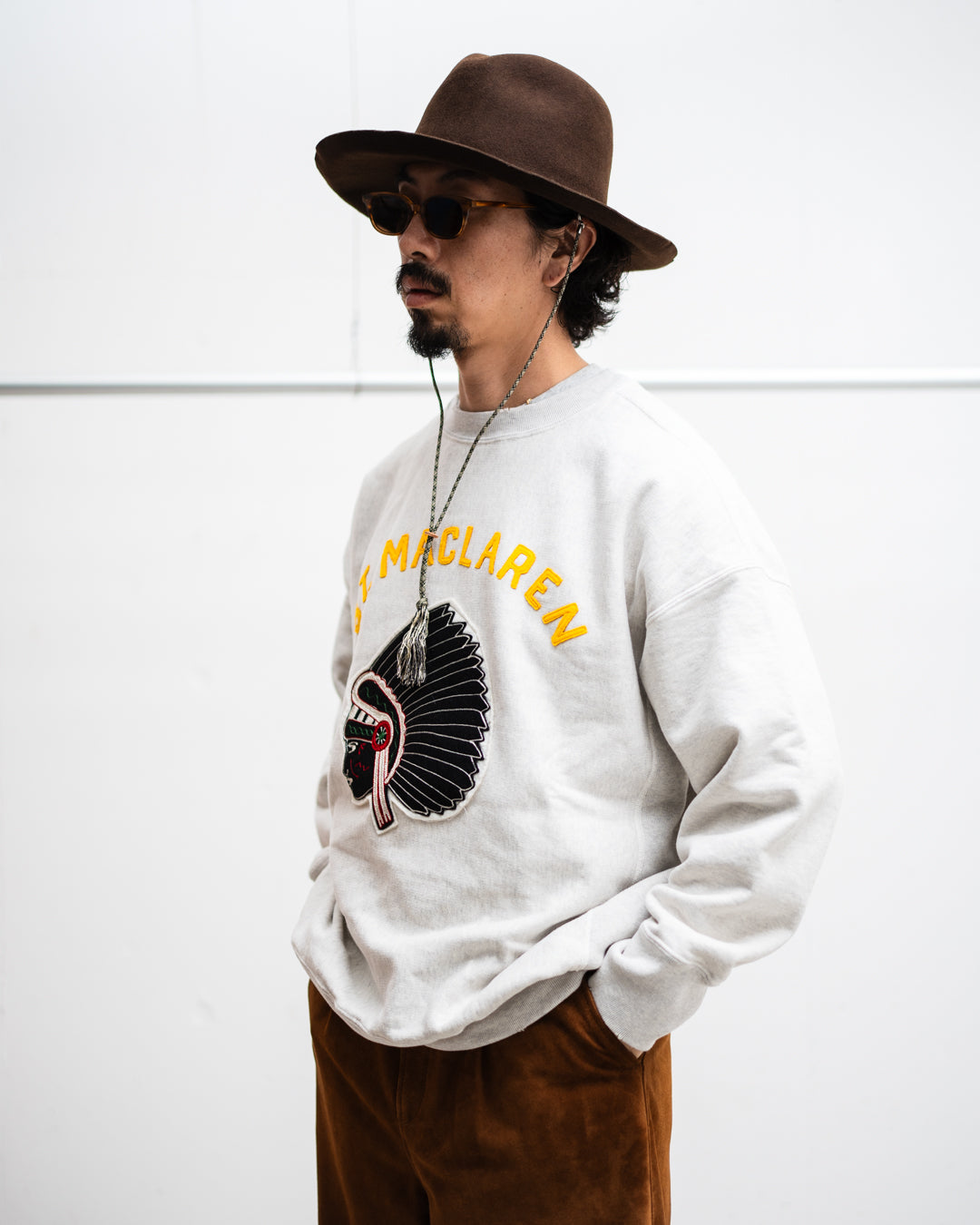[10.11 sat 11:00 Release] BOWWOW ST. MACLAREN UNIV. SWEATSHIRT AGED