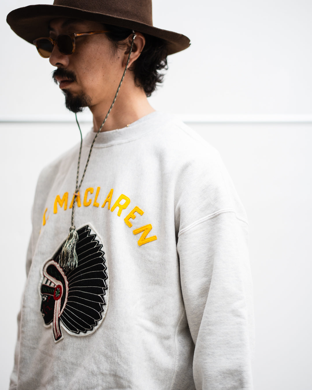 [10.11 sat 11:00 Release] BOWWOW ST. MACLAREN UNIV. SWEATSHIRT AGED