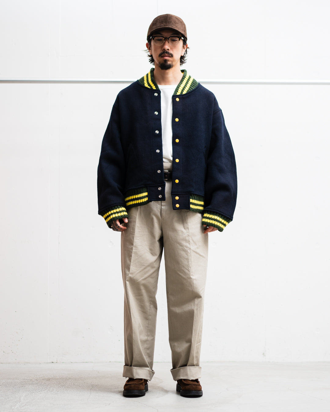 [10.11 sat 11:00 Release] BOWWOW MUVJ  ST. MACLAREN UNIV. VARSITY JACKET AGED
