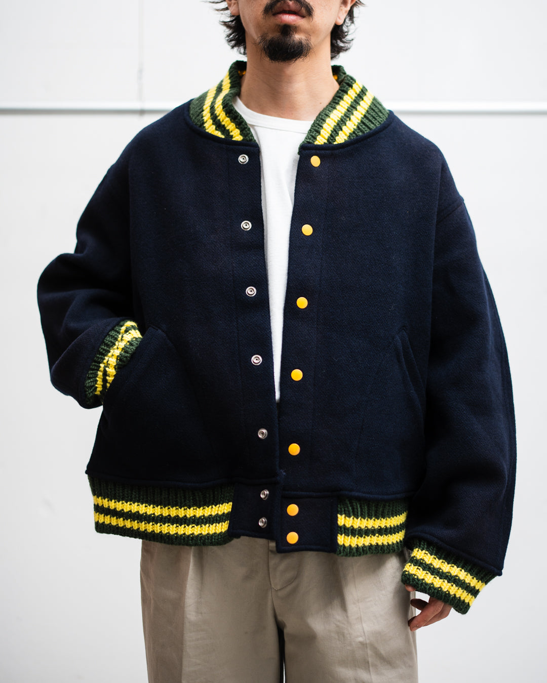 [10.11 sat 11:00 Release] BOWWOW MUVJ  ST. MACLAREN UNIV. VARSITY JACKET AGED