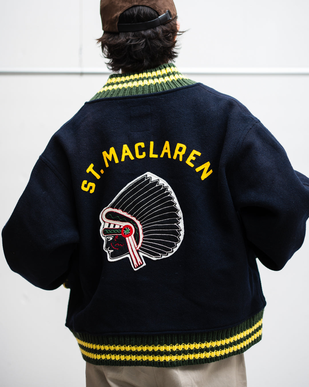[10.11 sat 11:00 Release] BOWWOW MUVJ  ST. MACLAREN UNIV. VARSITY JACKET AGED