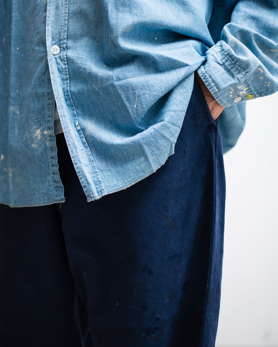 BOWWOW ESSENTIAL CHINO PANTS AGED