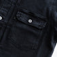 [8.8 sat 12:00 Release] SEDAN ALL-PURPOSE Leather Collar Denim Jacket