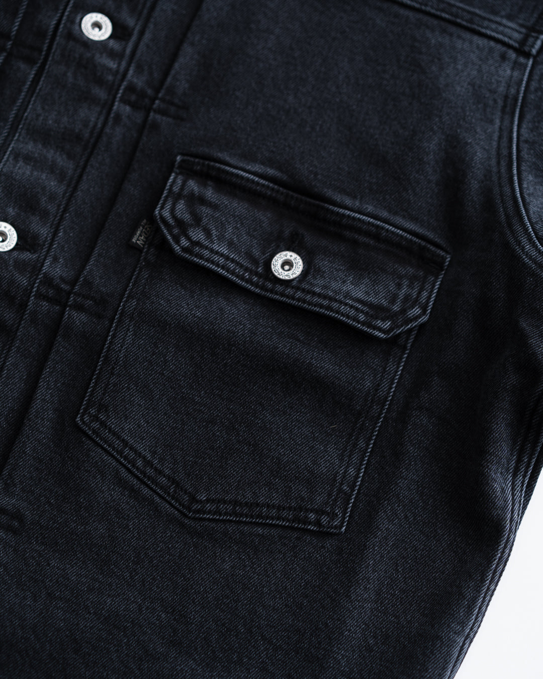 [8.8 sat 12:00 Release] SEDAN ALL-PURPOSE Leather Collar Denim Jacket