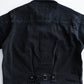 [8.8 sat 12:00 Release] SEDAN ALL-PURPOSE Leather Collar Denim Jacket
