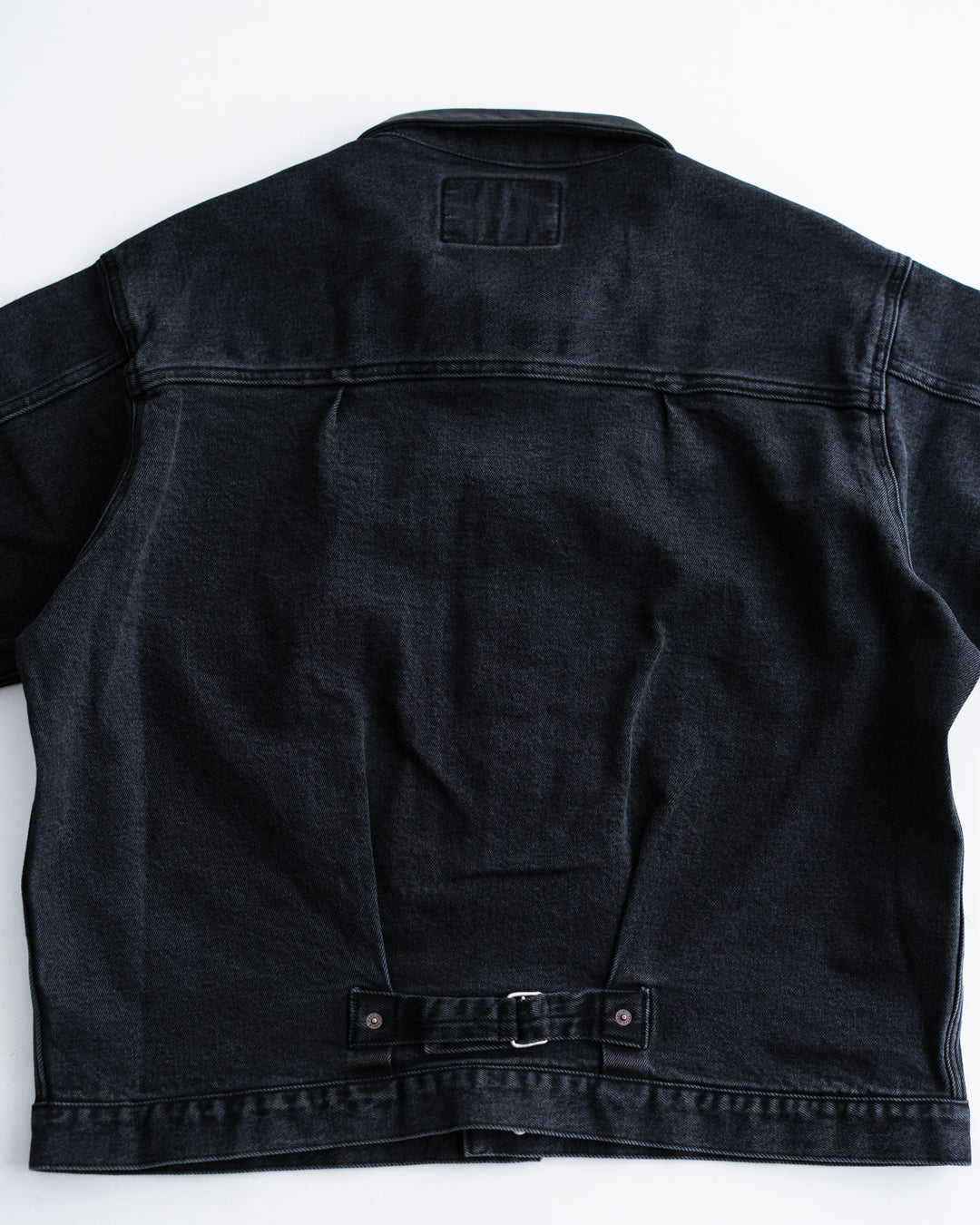 [8.8 sat 12:00 Release] SEDAN ALL-PURPOSE Leather Collar Denim Jacket