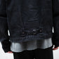 [8.8 sat 12:00 Release] SEDAN ALL-PURPOSE Leather Collar Denim Jacket