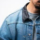 [8.8 sat 12:00 Release] SEDAN ALL-PURPOSE Leather Collar Denim Jacket