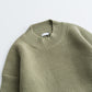 Name. FRENCH WOOL MOCKNECK KNIT SWEATER