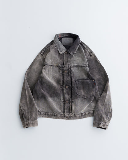[LAST 1] ANACHRONORM SULFUR DYED CORDUROY FRONT TUCK JACKET