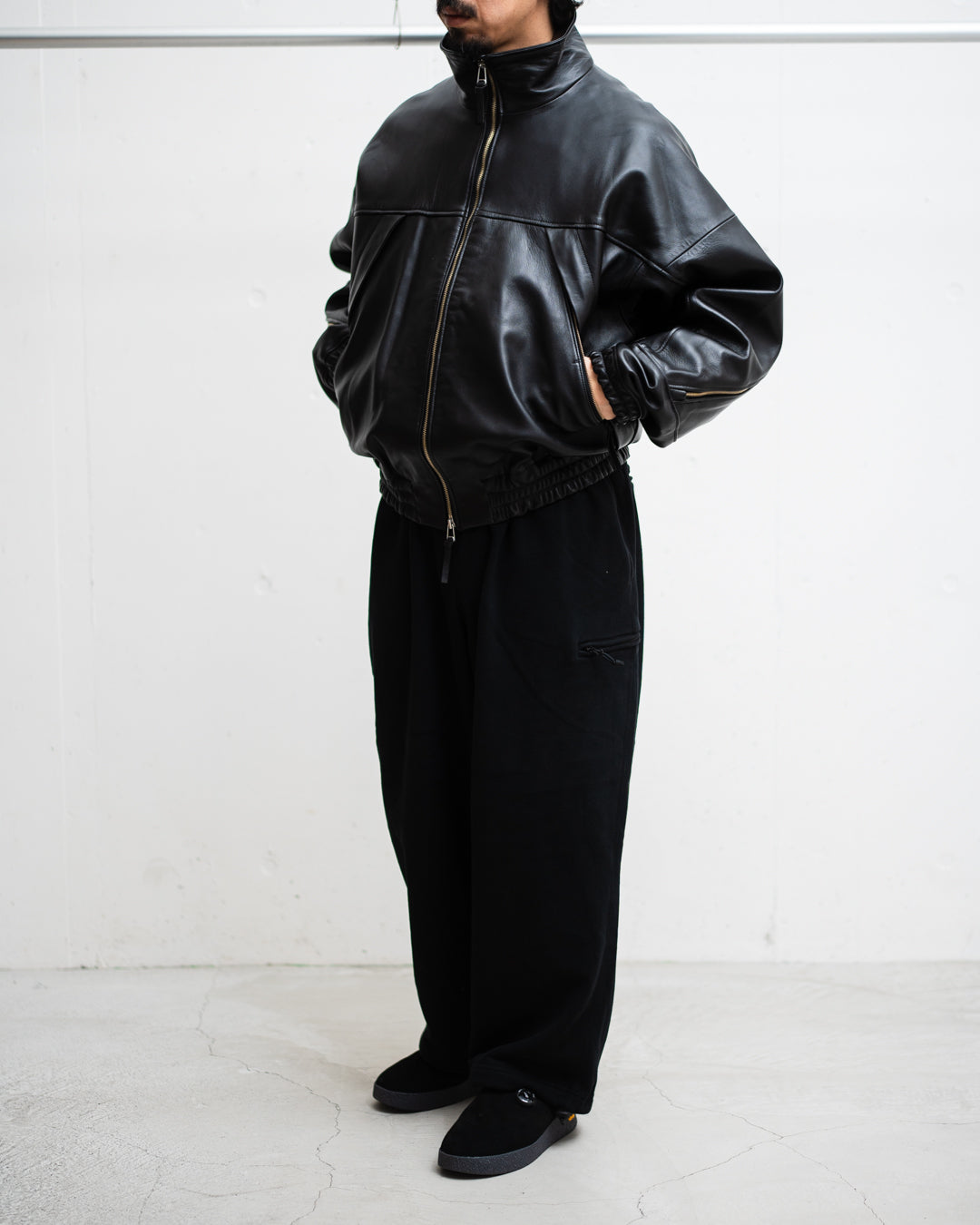 ROTOL LEATHER VENTILATION BLOUSON